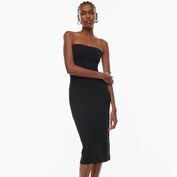 Aritzia Contour Midi Tube Dress NEW - Slab Blue - L - Picture 6 of 9